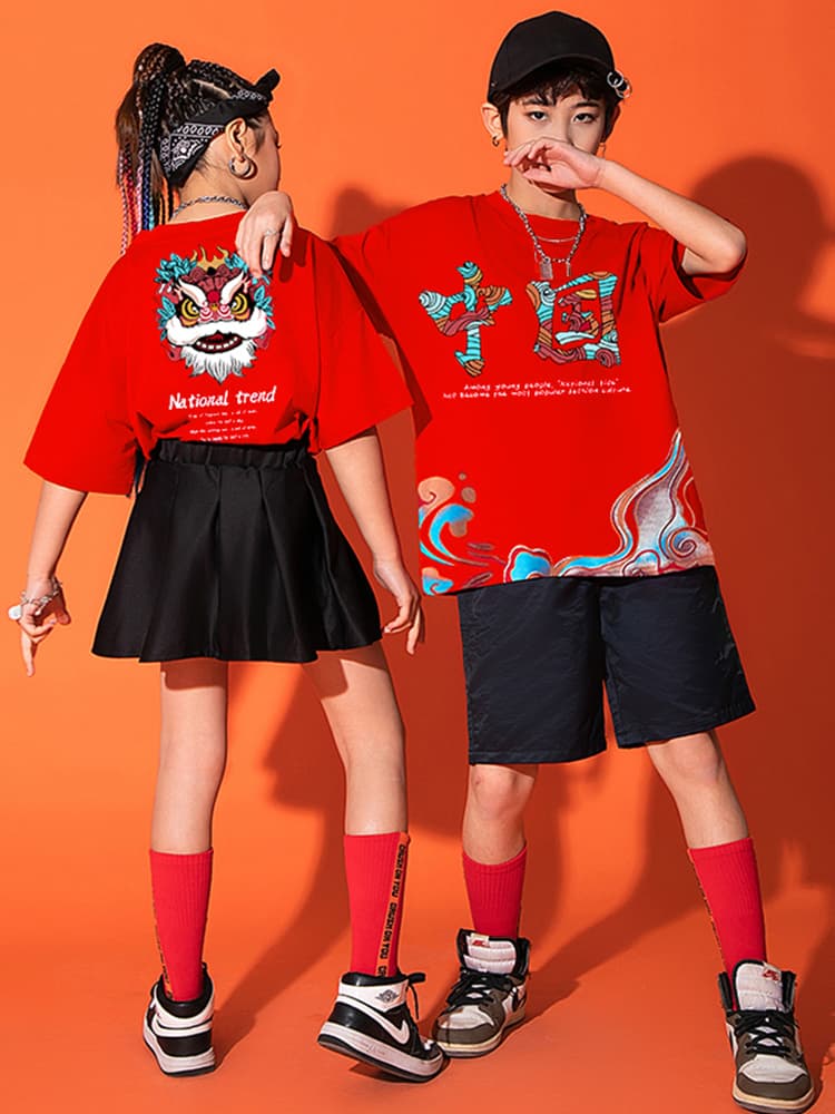 ダンス衣装 ダンス衣装 和風モダン キッズ ストリート衣装