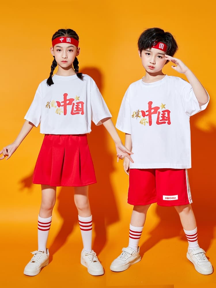 ダンス衣装 キッズ応援セーラー風ダンス衣装