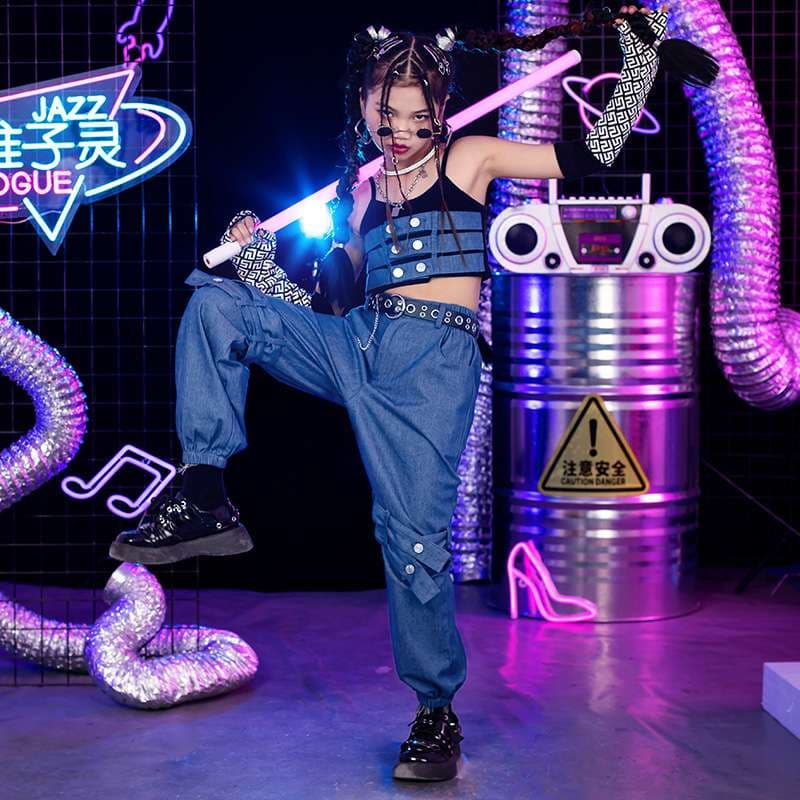 ダンス衣装 ストリート系キャミ&パンツセット