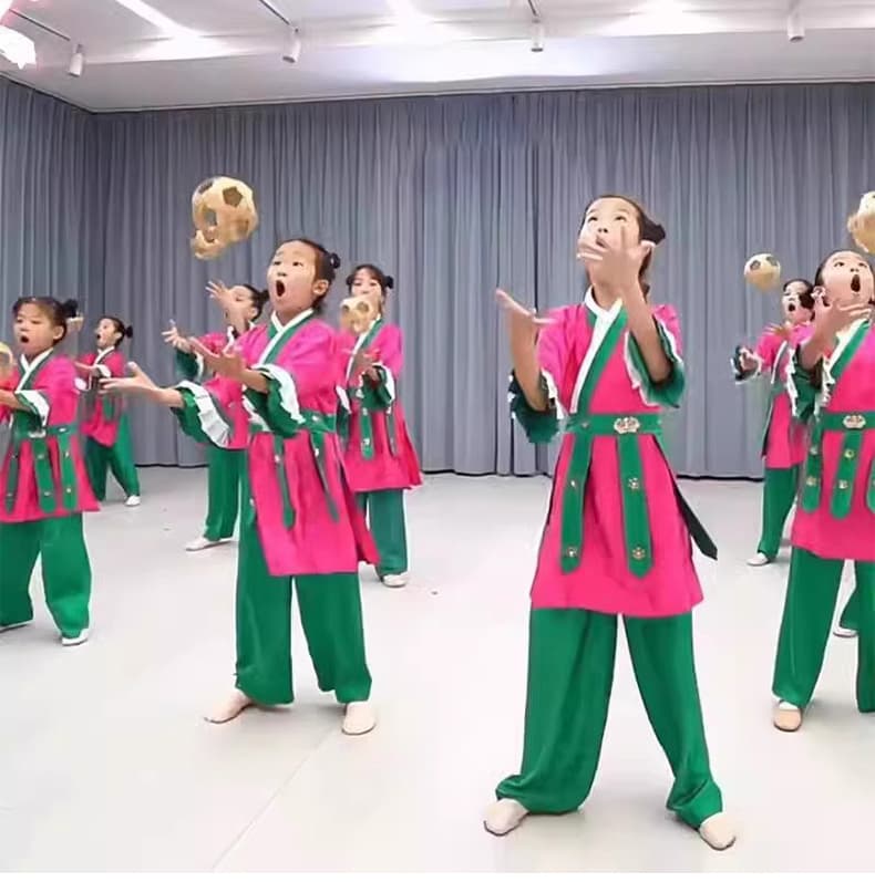 ダンス衣装 ダンス衣装 伝統舞踊キッズ衣装セット