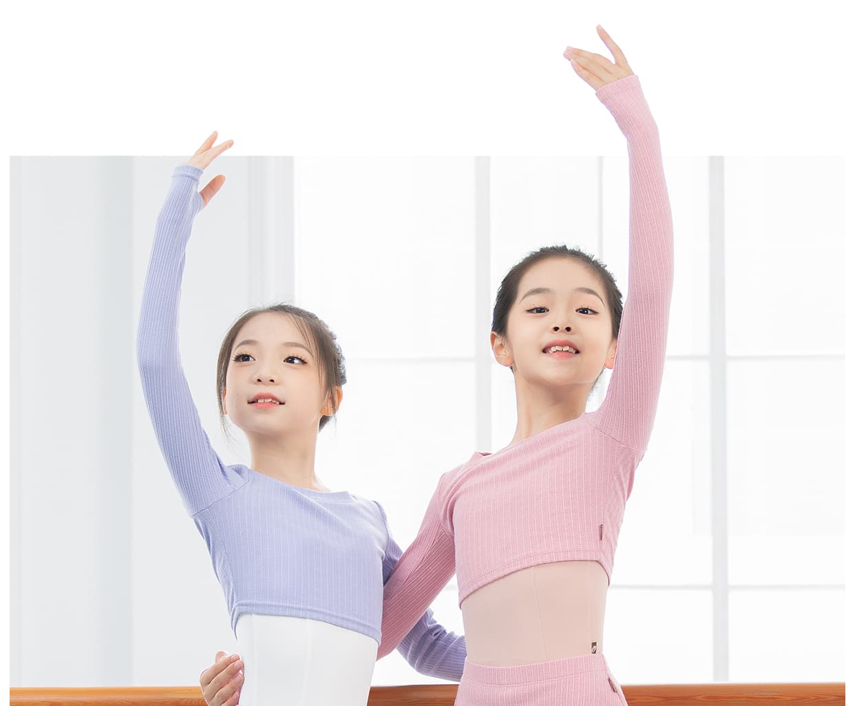 ダンス衣装 ダンス衣装 リブニット バレエウォームトップス