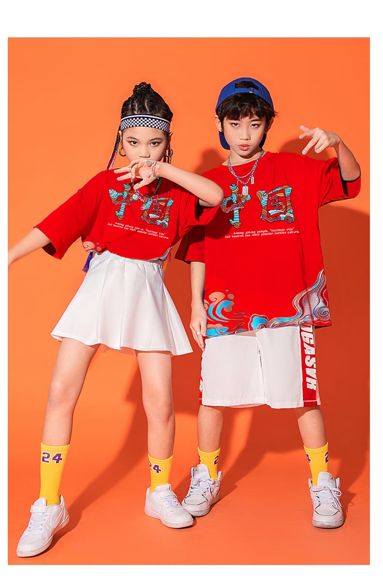 ダンス衣装 ダンス衣装 和風モダン キッズ ストリート衣装