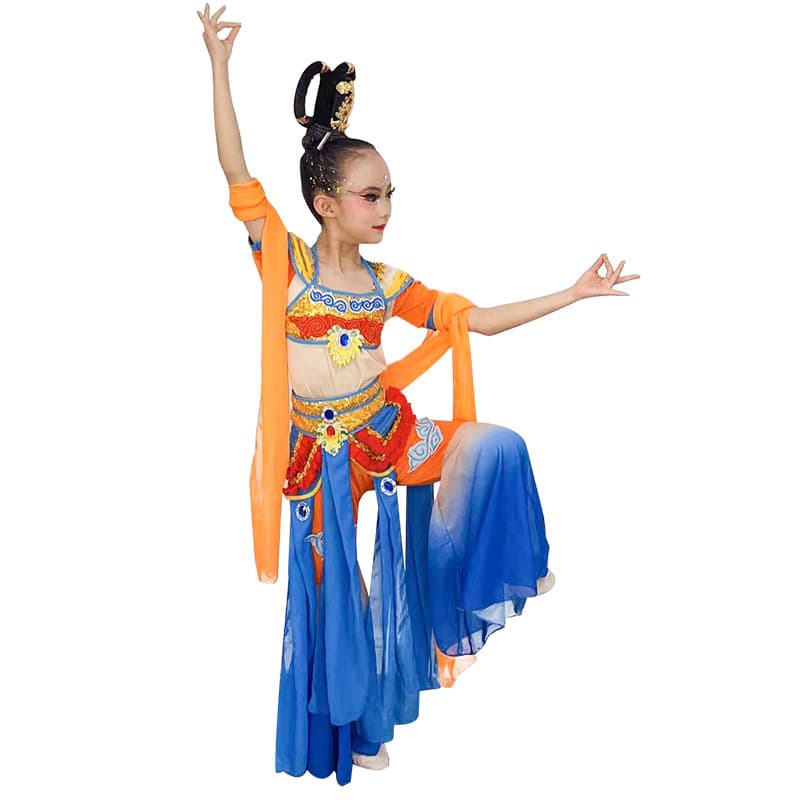 ダンス衣装 飛天舞姫 キッズ民族舞踊衣装