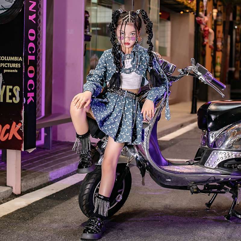 和風パンク調セットアップダンス衣装
