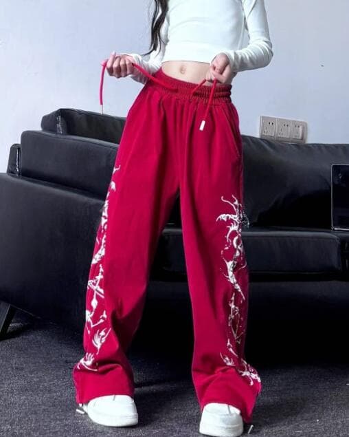 子供用ロック風ダンス衣装 長袖上下セット ステージ演出服