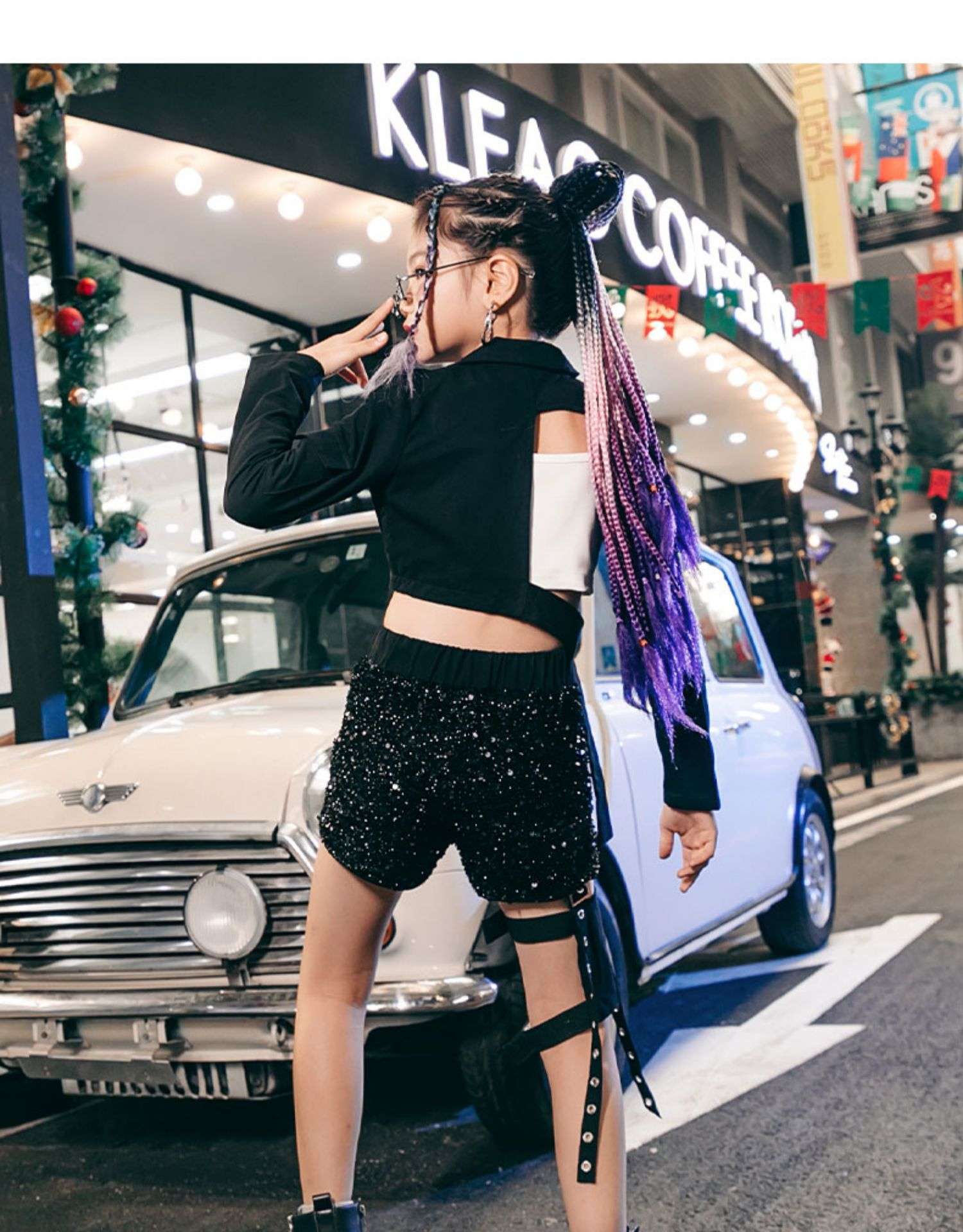スパークリングショート ダンス衣装