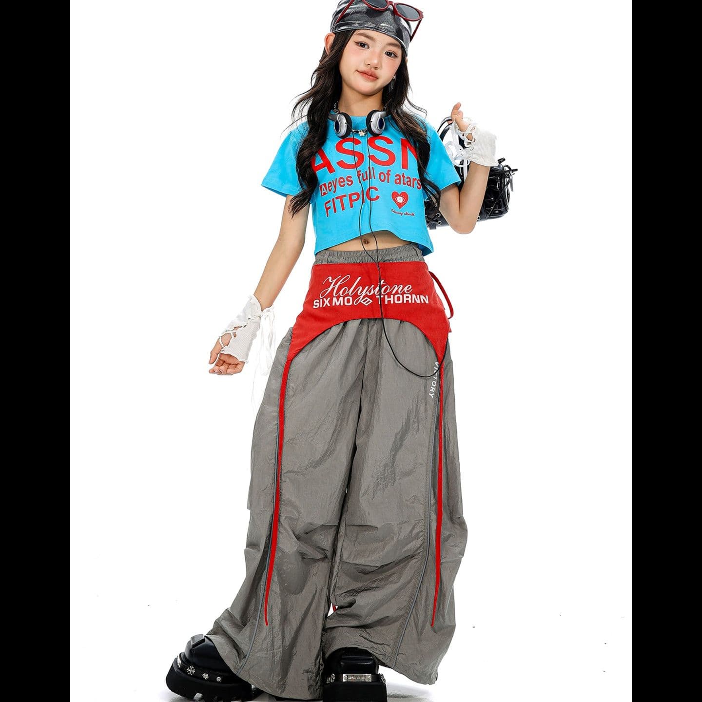 ダンス衣装 ストリートワイドパンツセット