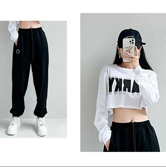 ダンス衣装 ゆったりショート丈セットアップ