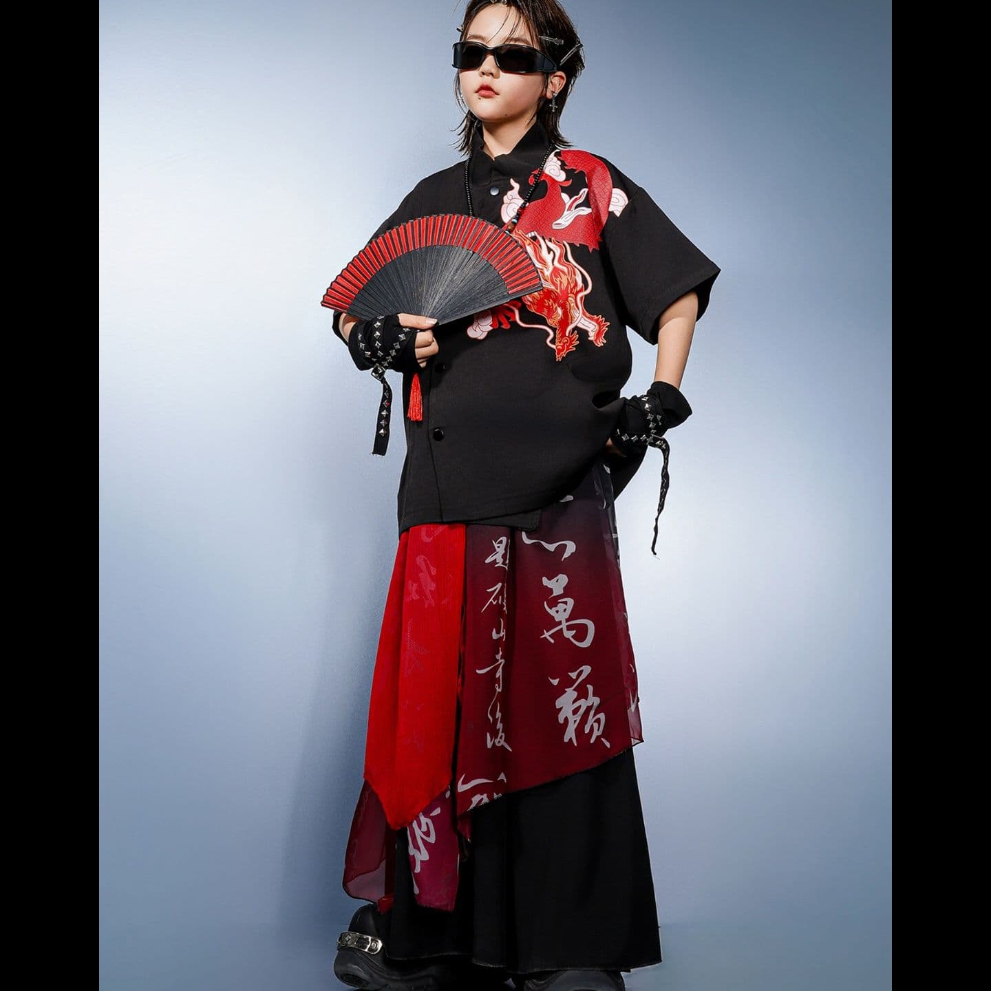 ダンス衣装 龍舞和風ステージ衣装セット