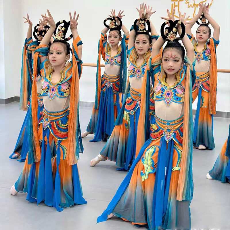 ダンス衣装 飛天舞姫 キッズ民族舞踊衣装