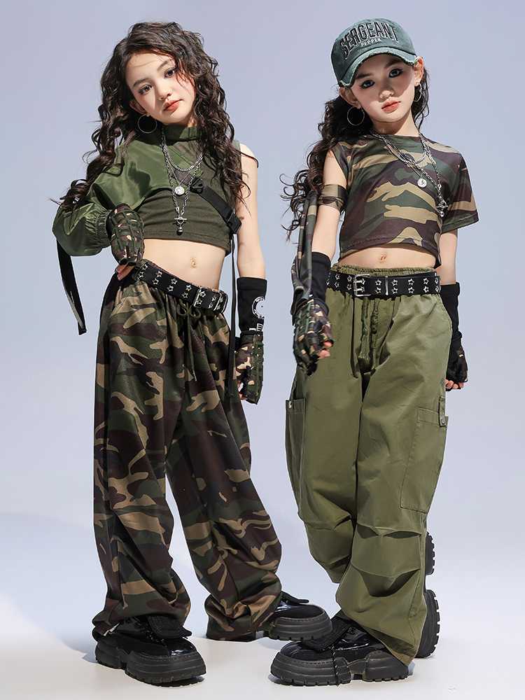ダンス衣装 迷彩ストリートダンス衣装セット
