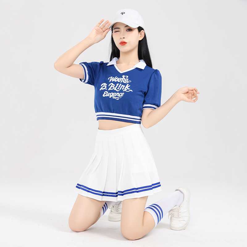 ダンス衣装 ダンス衣装 爽やか学園風チアセット