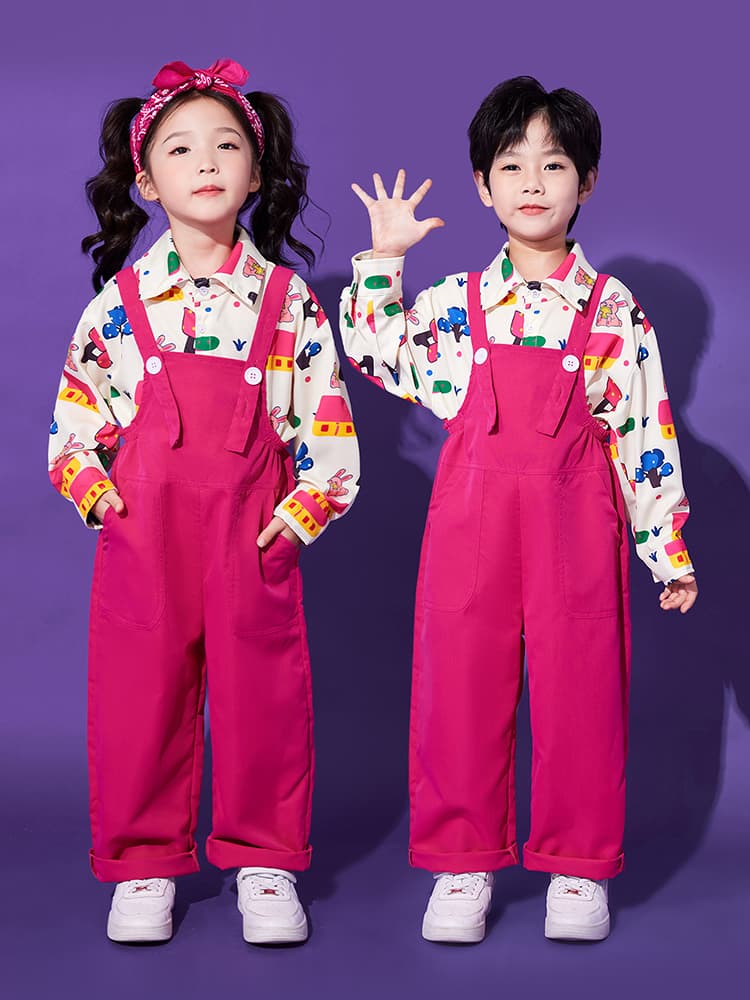 お子様用オーバーオール風ダンス衣装