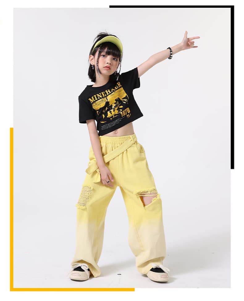 ダンス衣装 ダンス衣装 ストリート系ゆったりダンス上下セット