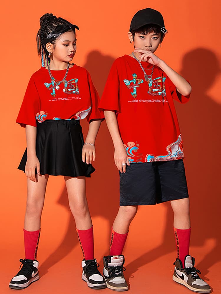ダンス衣装 ダンス衣装 和風モダン キッズ ストリート衣装