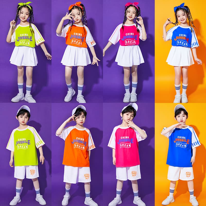 ダンス衣装 ダンス衣装 ポップスタイル キッズダンスセット