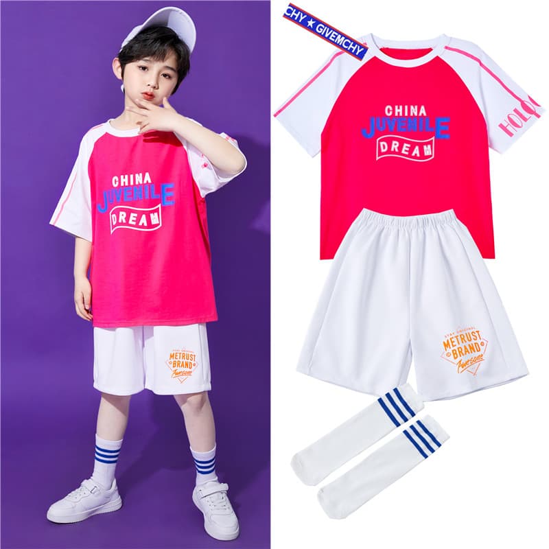 ダンス衣装 ダンス衣装 ポップスタイル キッズダンスセット