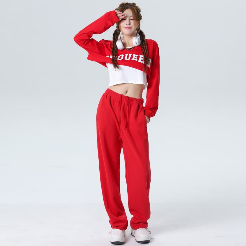 ダンス衣装 カジュアルツーピースストリートダンスウェア