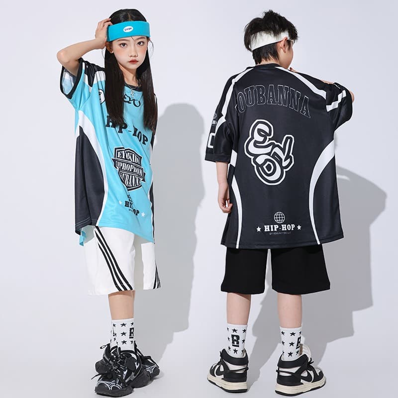 キッズ ヒップホップ ダンス衣装 上下セット パーティ イベント