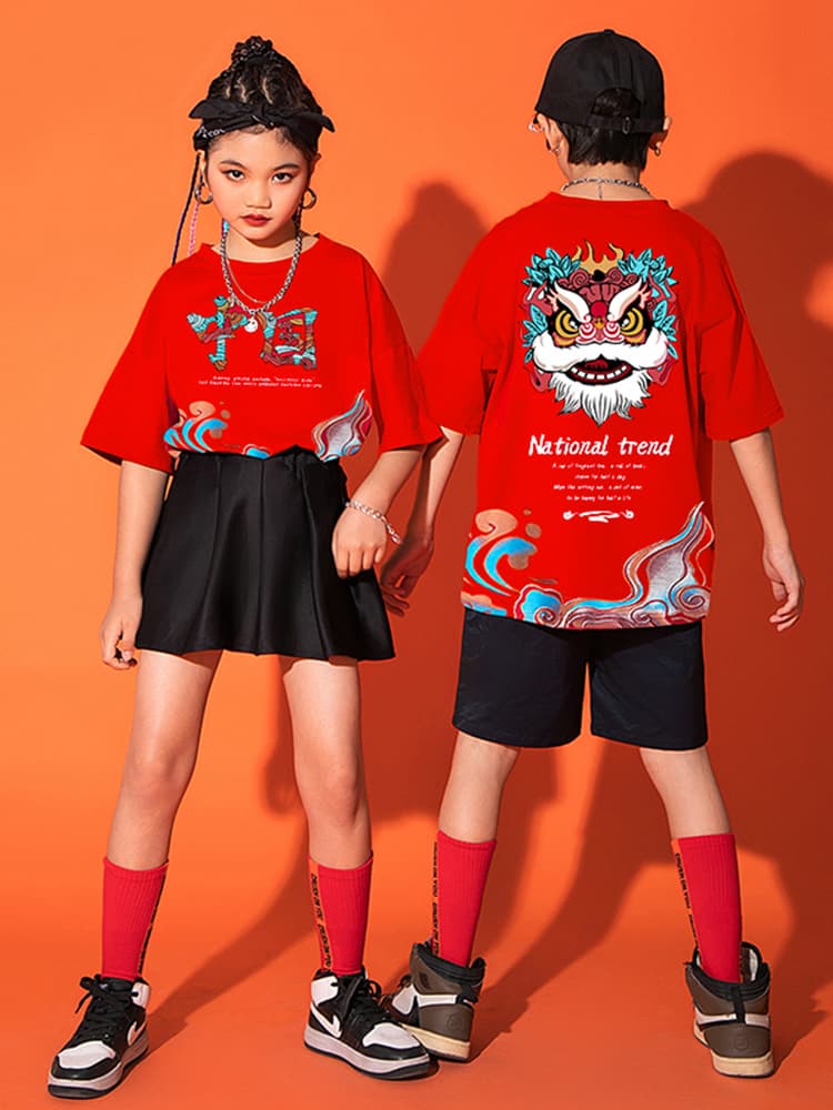 ダンス衣装 ダンス衣装 和風モダン キッズ ストリート衣装