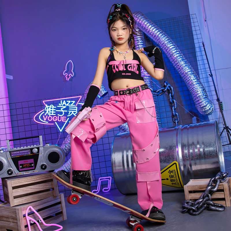 ダンス衣装 ストリート系カーゴパンツセット