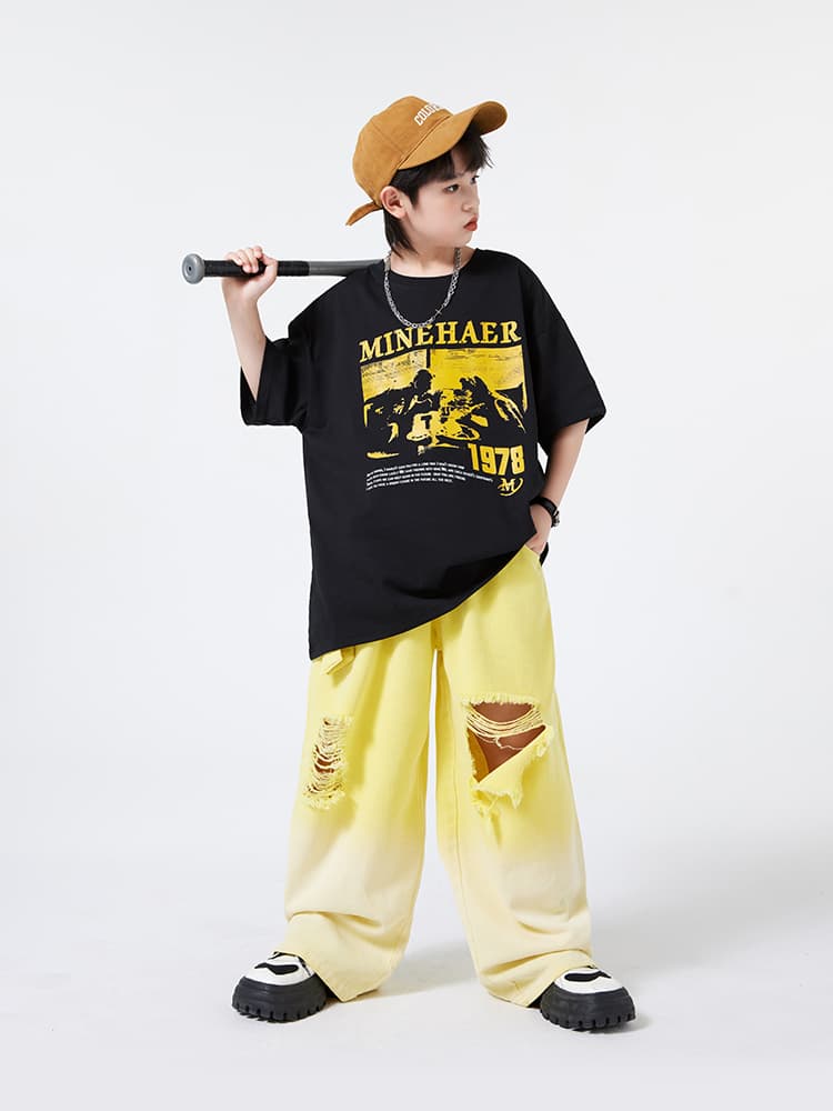 ダンス衣装 ダンス衣装 ストリート系ゆったりダンス上下セット