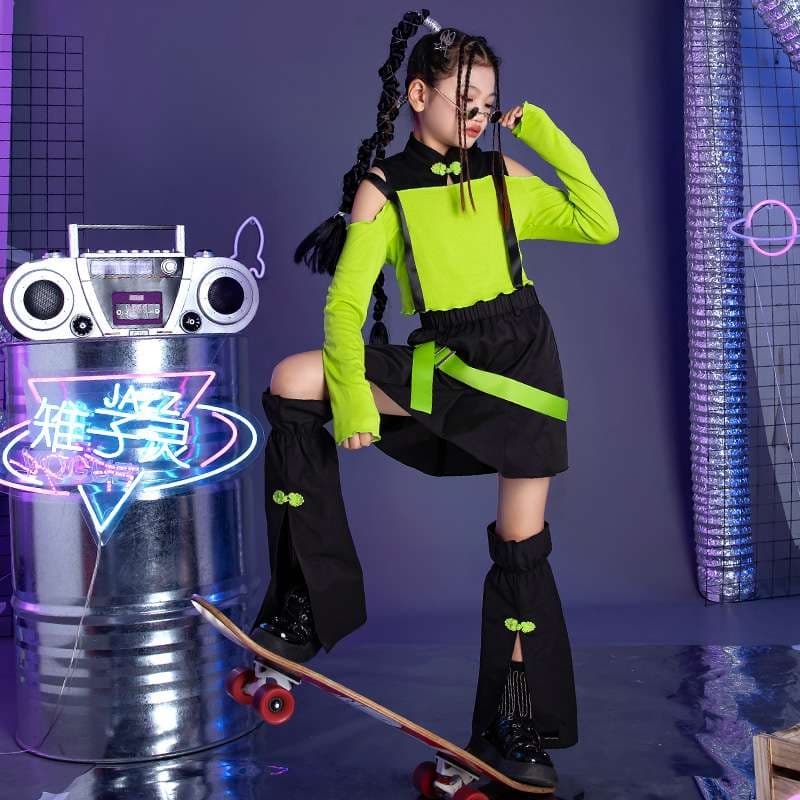 ストリート系チャイナガール風ダンス衣装