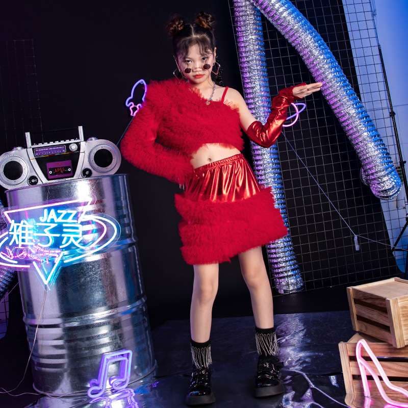 ダンス衣装 もこもこキラキラ☆組み合わせダンスセット