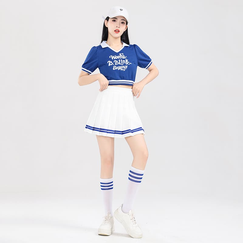 ダンス衣装 ダンス衣装 爽やか学園風チアセット