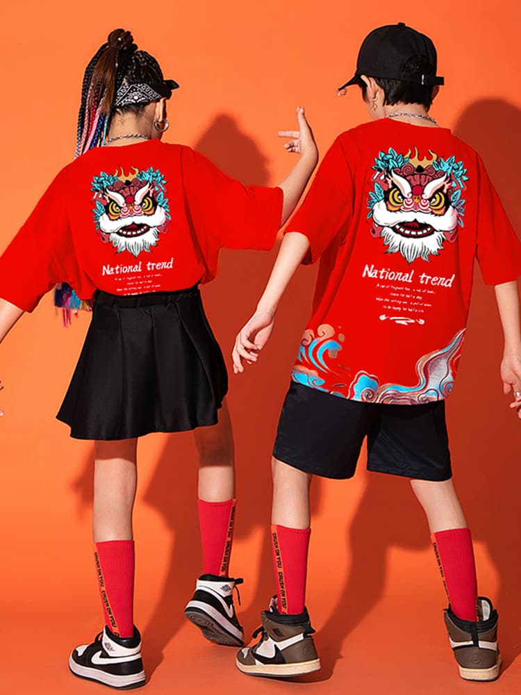 ダンス衣装 ダンス衣装 和風モダン キッズ ストリート衣装
