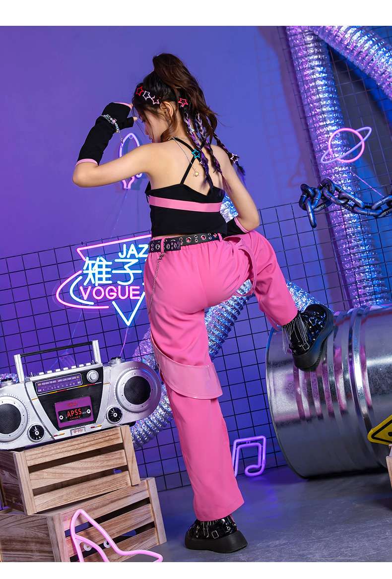 ダンス衣装 ストリート系カーゴパンツセット