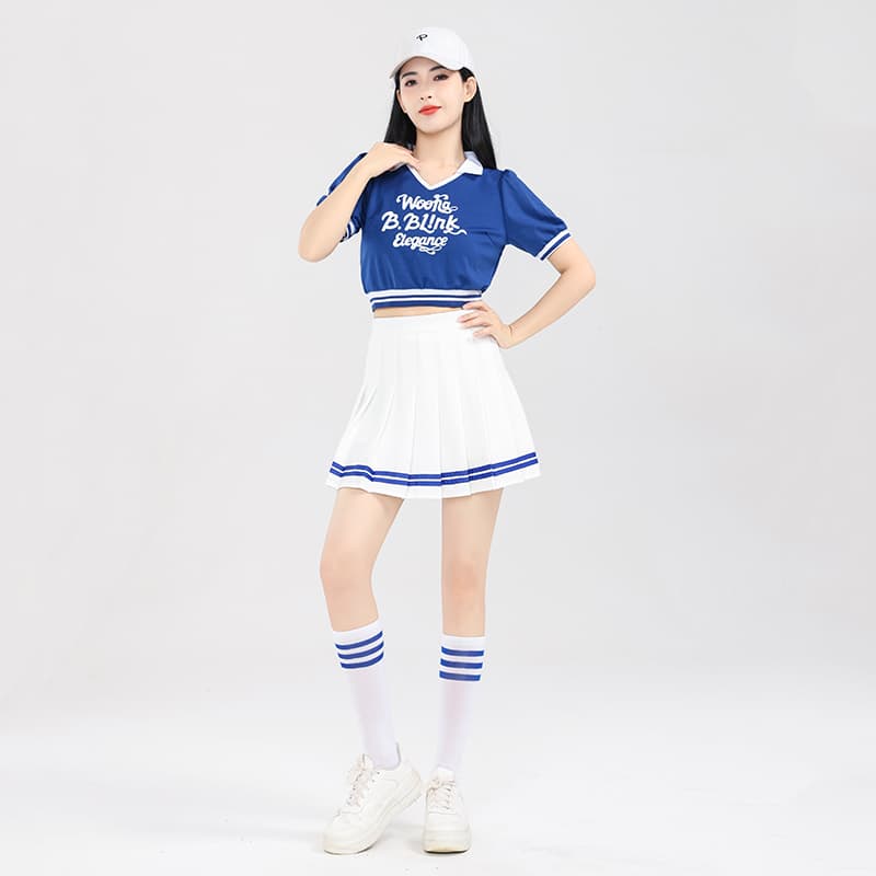 ダンス衣装 ダンス衣装 爽やか学園風チアセット