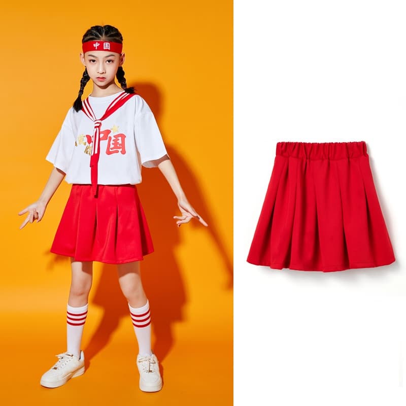 ダンス衣装 キッズ応援セーラー風ダンス衣装