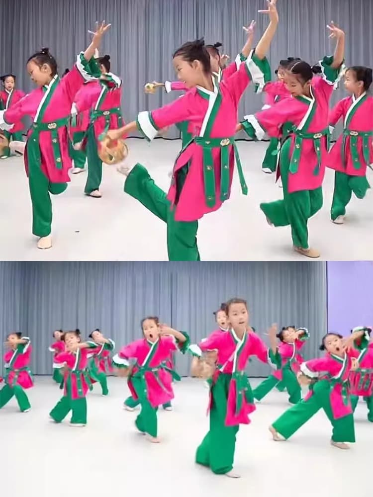 ダンス衣装 ダンス衣装 伝統舞踊キッズ衣装セット