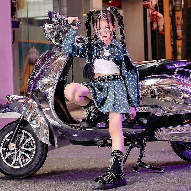 和風パンク調セットアップダンス衣装