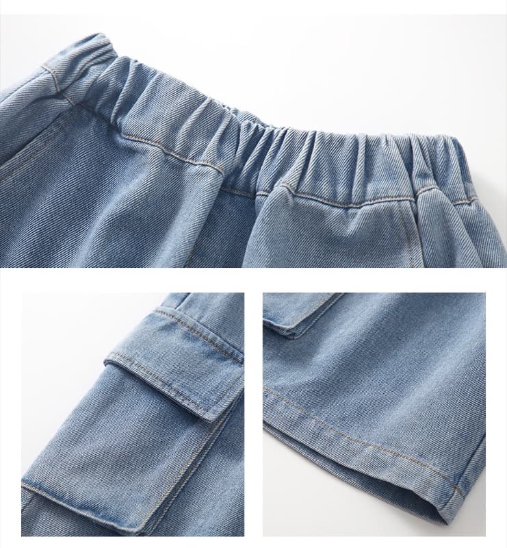 キッズ ヒップホップ ダンス衣装 赤黒 半袖シャツ セット