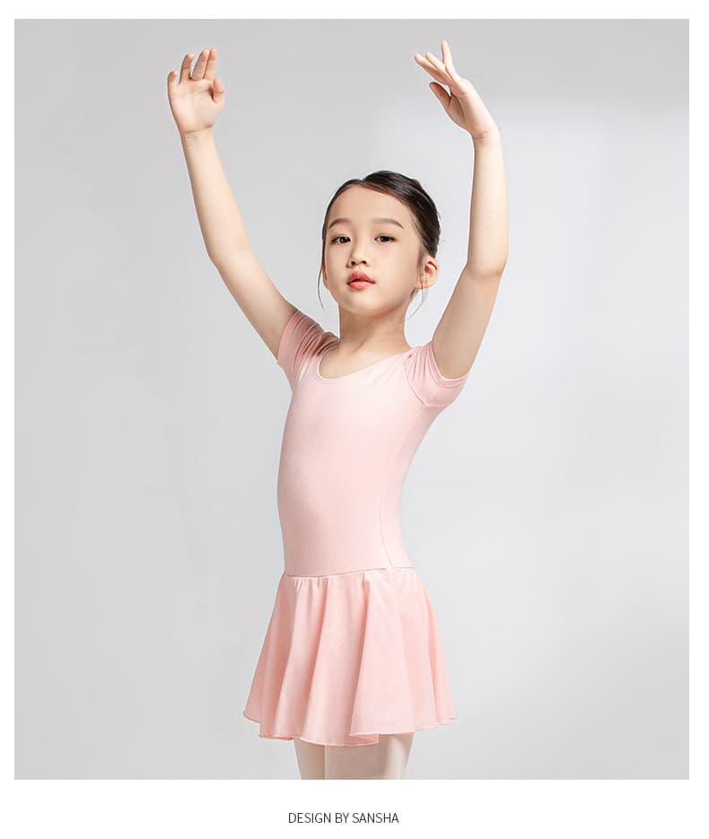 ダンス衣装 ダンス衣装 お姫様風スカート付きレオタード