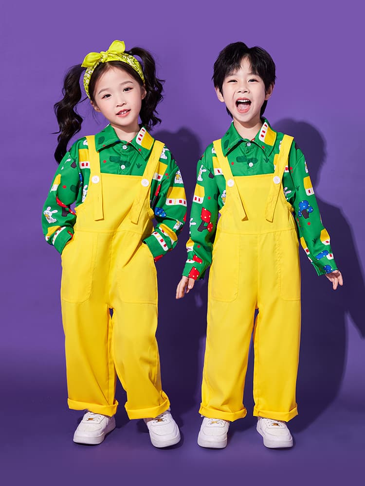 お子様用オーバーオール風ダンス衣装