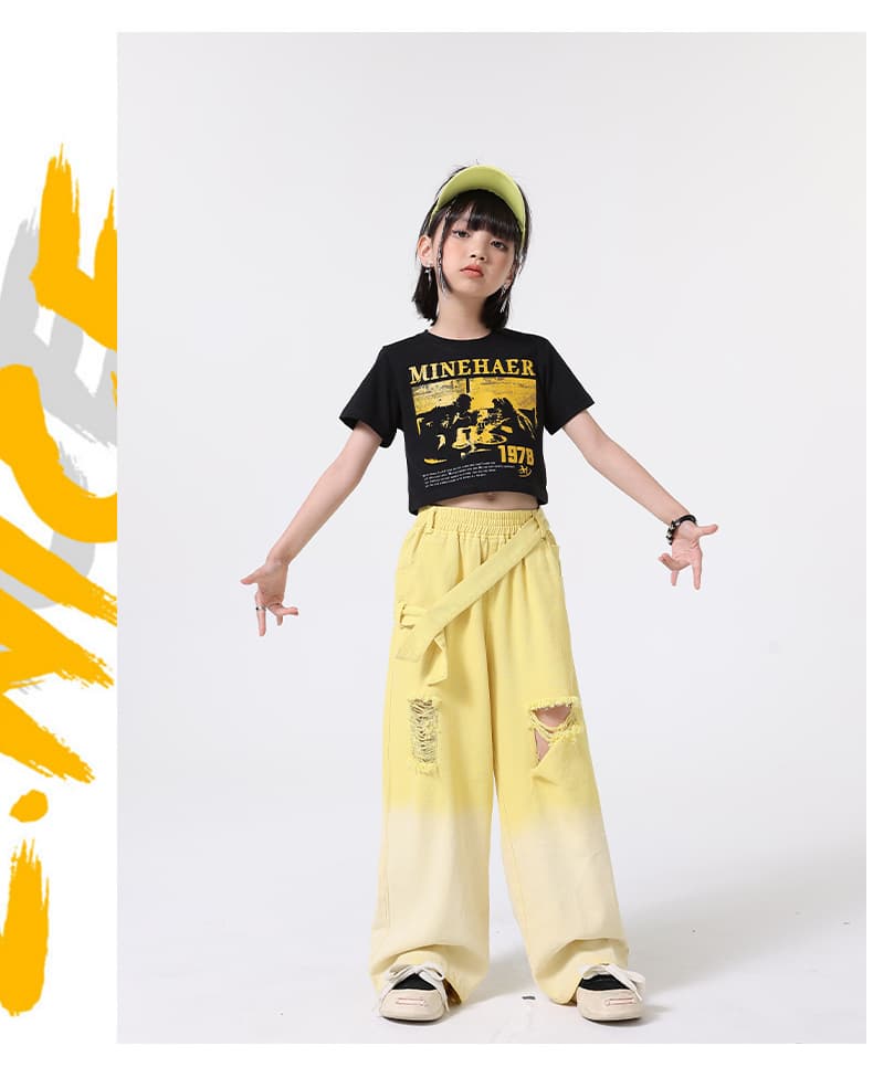 ダンス衣装 ダンス衣装 ストリート系ゆったりダンス上下セット