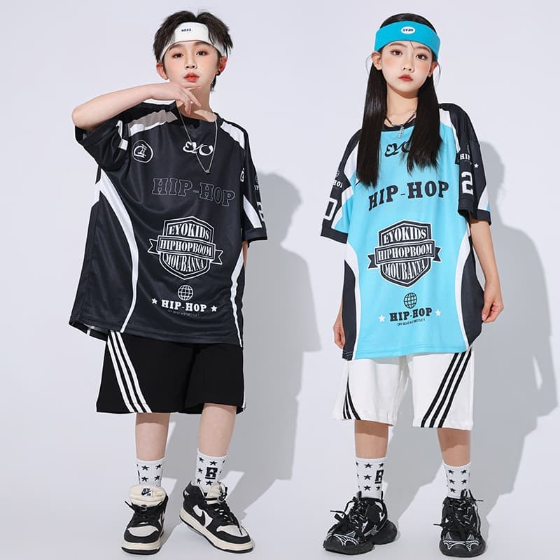 キッズ ヒップホップ ダンス衣装 上下セット パーティ イベント