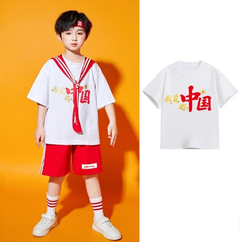 ダンス衣装 キッズ応援セーラー風ダンス衣装
