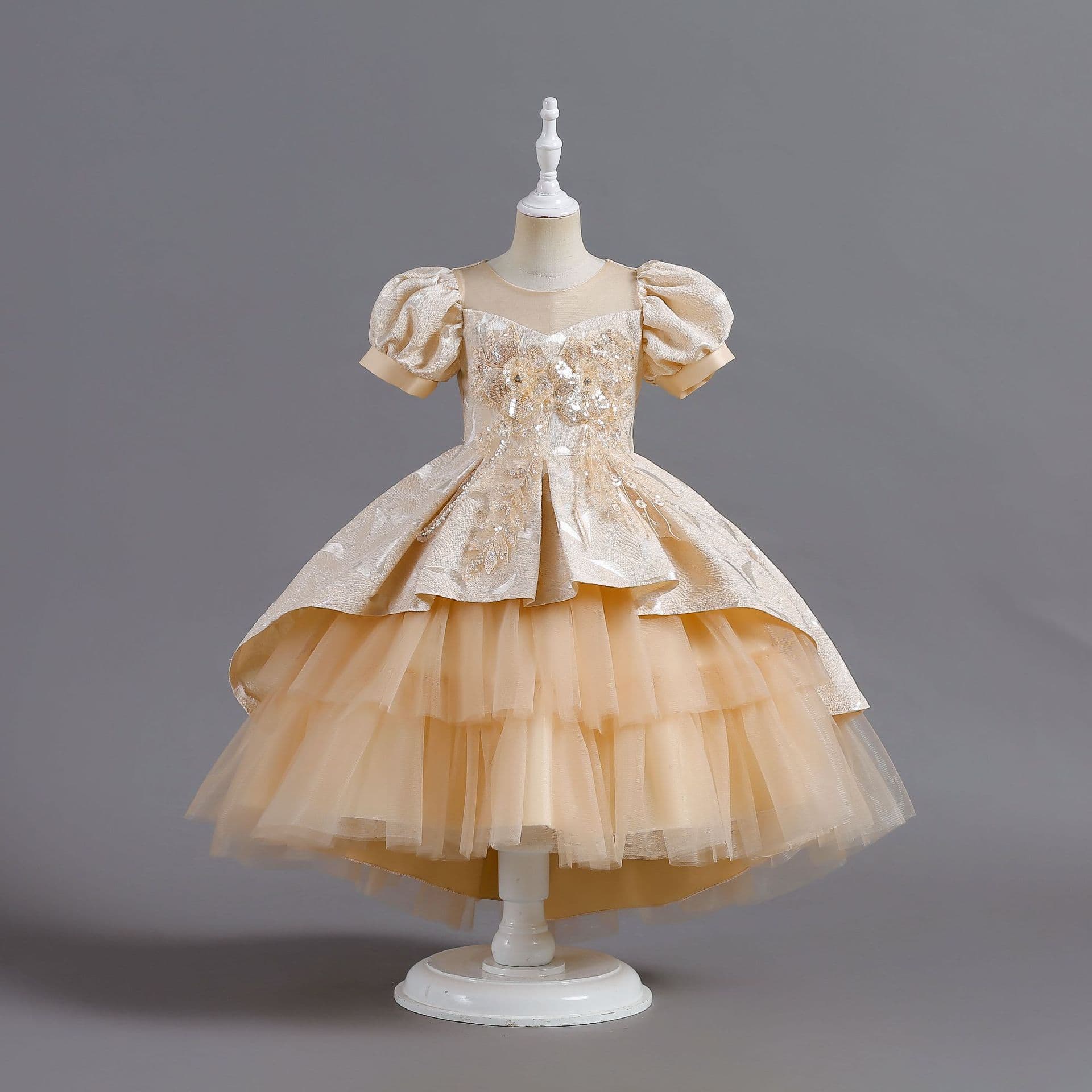 ダンス衣装 豪華絢爛 プリンセスドレス