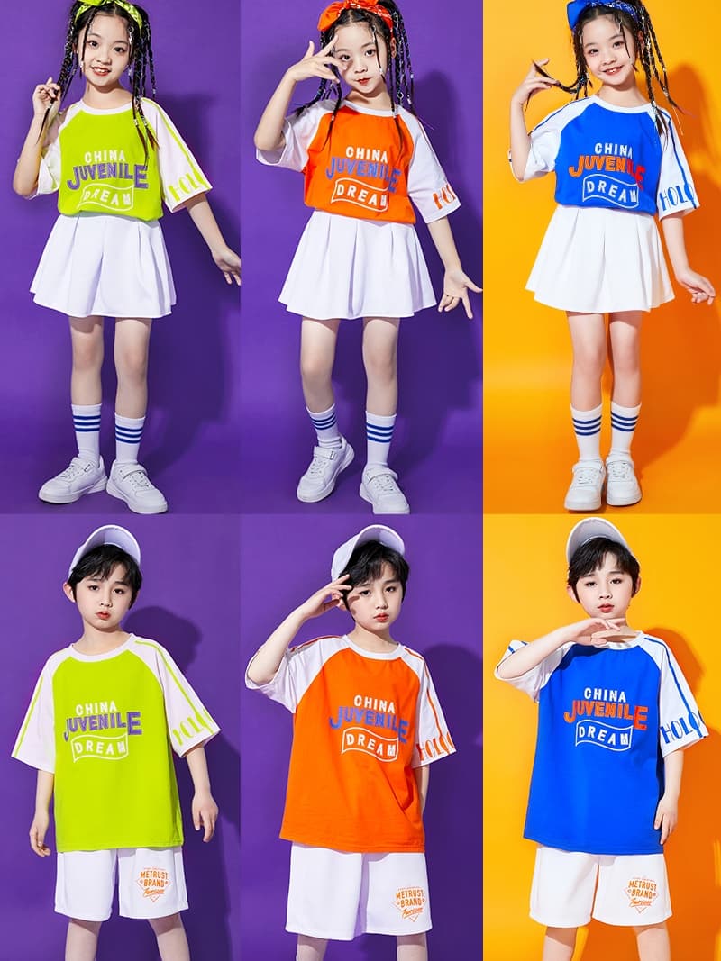 ダンス衣装 ダンス衣装 ポップスタイル キッズダンスセット