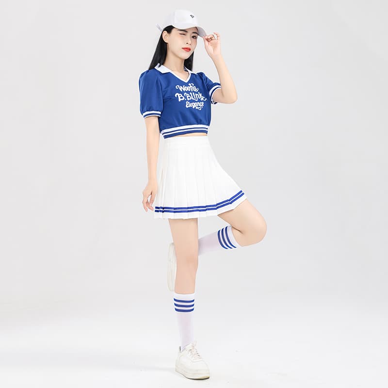 ダンス衣装 ダンス衣装 爽やか学園風チアセット