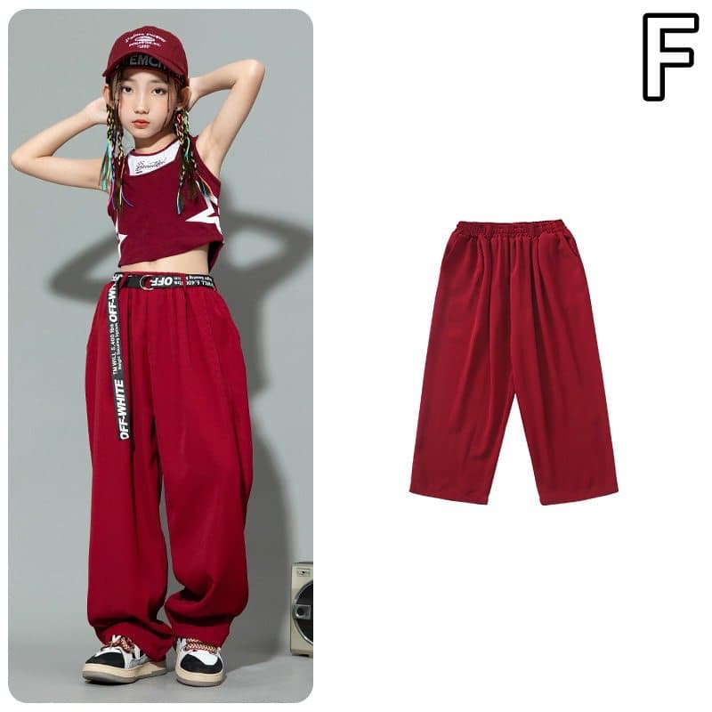 キッズ ジャズダンス衣装 トップス ボトムス セット