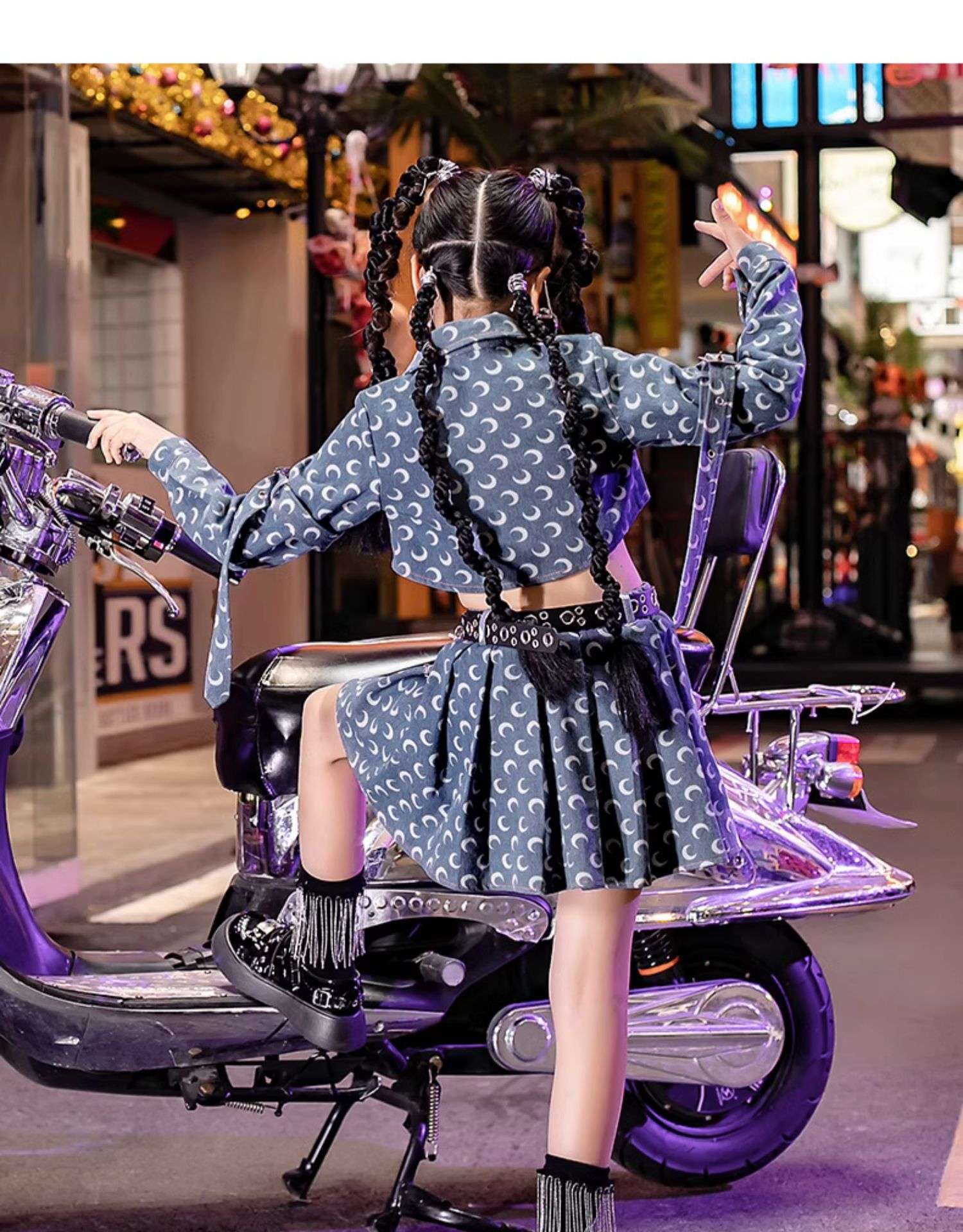 和風パンク調セットアップダンス衣装
