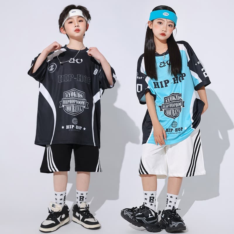 キッズ ヒップホップ ダンス衣装 上下セット パーティ イベント