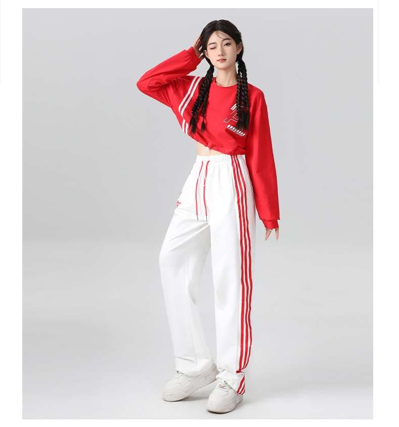 ダンス衣装 ゆったりスポーティ ツーピースセット
