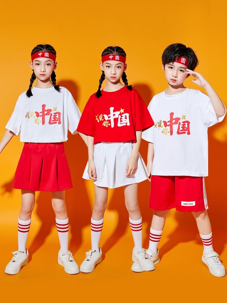 ダンス衣装 キッズ応援セーラー風ダンス衣装