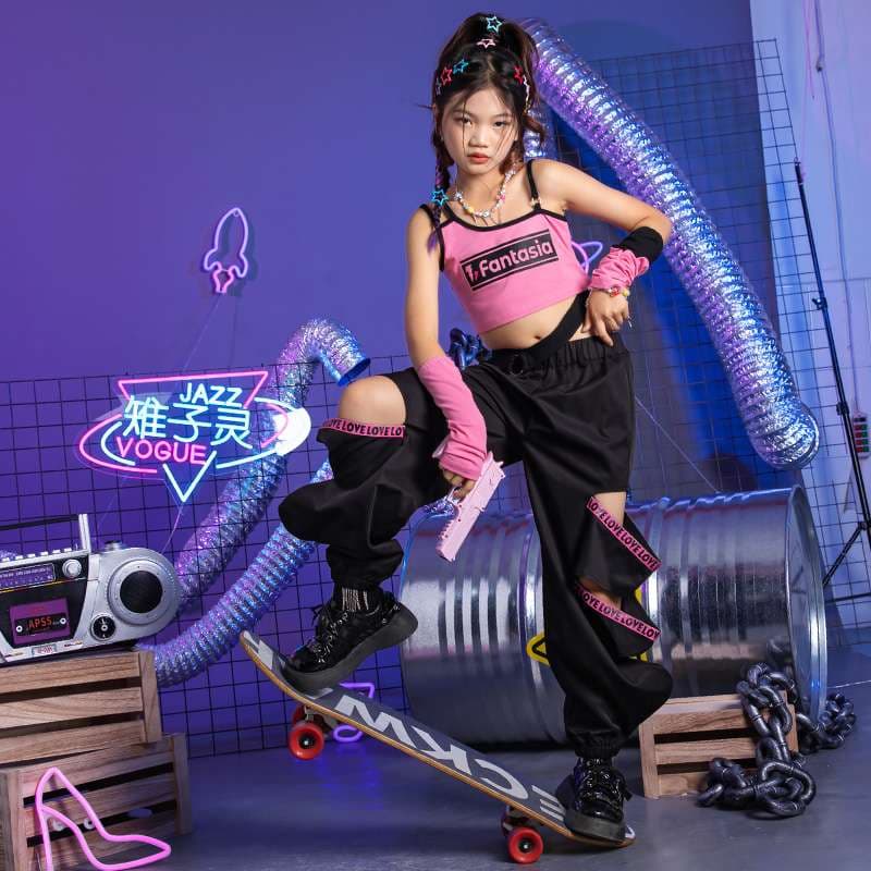 ダンス衣装 ストリート系キッズダンスセットアップ